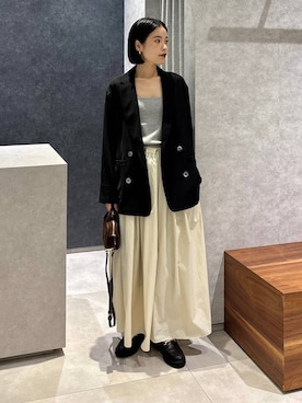 「アイテム（その他トップス）」を使った、nonko1996さん（レディース・155cm）の夏コーディネート