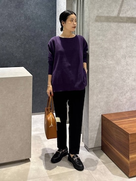 「アイテム（ローファー）」を使った、nonko1996さん（レディース・155cm・20代）の夏コーディネート
