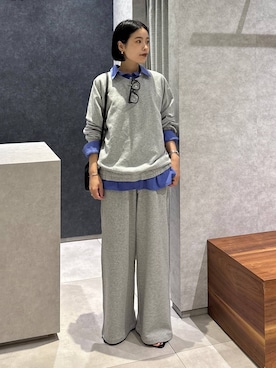 「アイテム（スウェット）」を使った、nonko1996さん（レディース・155cm・20代）の夏コーディネート