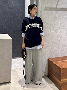 「アイテム（スウェットパンツ）」を使った、nonko1996さん（レディース・155cm・20代）の夏コーディネート