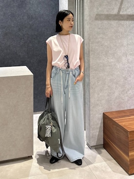 「アイテム（バックパック/リュック）」を使った、nonko1996さん（レディース・155cm・20代）の夏コーディネート