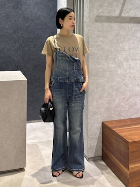 「BARNYARDSTORM（バンヤードストーム）のアイテム（オールインワン・サロペット）」を使った、nonko1996さん（レディース・155cm）の夏コーディネート