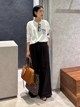 「アイテム（チノパンツ）」を使った、nonko1996さん（レディース・155cm・20代）の夏コーディネート