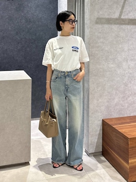 「surt（サート）のアイテム」を使った、nonko1996さん（レディース・155cm）の夏コーディネート