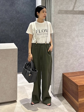 「アイテム（サスペンダー）」を使った、nonko1996さん（レディース・155cm・20代）の夏コーディネート