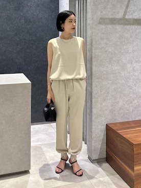 「アイテム（ハンドバッグ）」を使った、nonko1996さん（レディース・155cm）の夏コーディネート