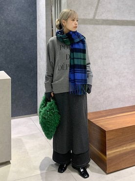 「アイテム（スウェット）」を使った、nonko1996さん（レディース・155cm・20代）の秋コーディネート
