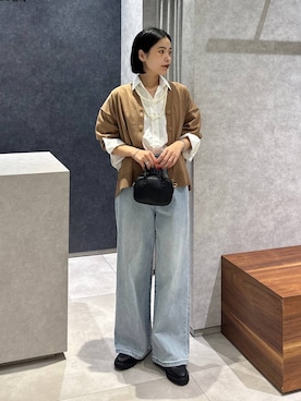 「アイテム（ローファー）」を使った、nonko1996さん（レディース・155cm・20代）の夏コーディネート