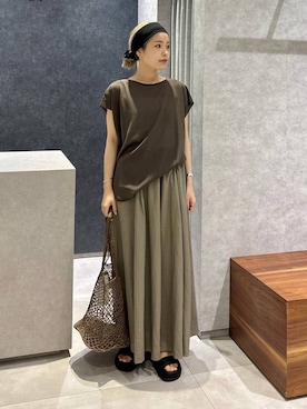 「アイテム（スカート）」を使った、nonko1996さん（レディース・155cm・20代）の春コーディネート