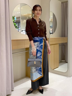 「お仕事コーデ」｜Etsukoさん（レディース・165cm）の秋コーディネート