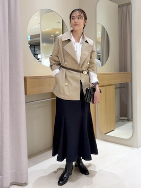 「VIS（ビス）のアイテム（トップス）」を使った、Etsukoさん（レディース・165cm）の秋コーディネート