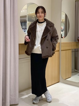 「アイテム（ワンピース）」を使った、Etsukoさん（レディース・165cm・40代）の秋コーディネート