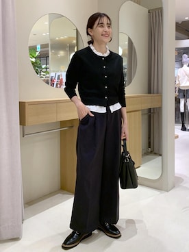 「VIS（ビス）のアイテム（トップス）」を使った、Etsukoさん（レディース・165cm）の冬コーディネート