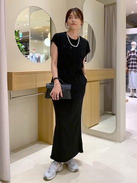 「アイテム（キャミソール）」を使った、Etsukoさん（レディース・165cm・40代）の夏コーディネート
