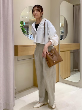 「アイテム（パンプス）」を使った、Etsukoさん（レディース・165cm・40代）の夏コーディネート
