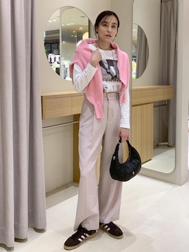 Etsukoさん（レディース・165cm）の春コーディネート