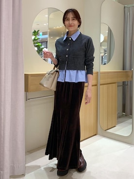 「アイテム（ブーツ）」を使った、Etsukoさん（レディース・165cm・40代）の秋コーディネート