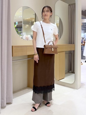 「POLO BCS（ポロ ビーシーエス）のアイテム」を使った、Etsukoさん（レディース・165cm）の夏コーディネート