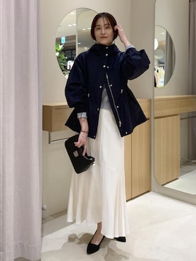 「VIS（ビス）のアイテム（ジャケット/アウター）」を使った、Etsukoさん（レディース・165cm）の春コーディネート