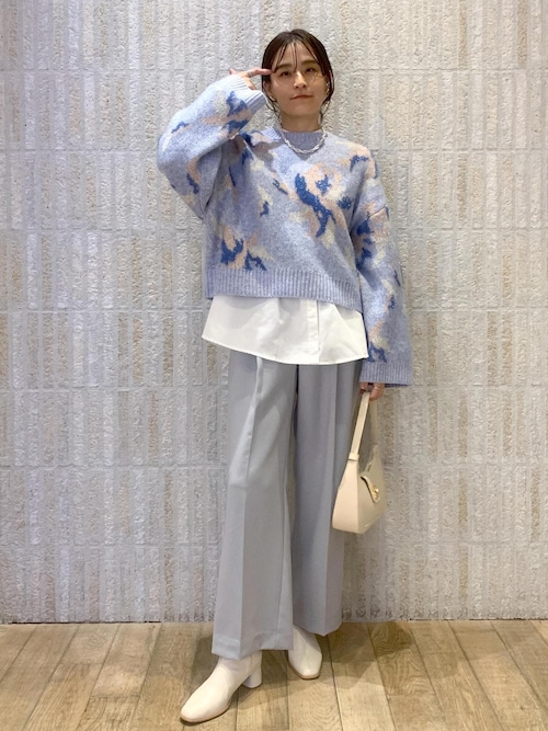 セール】アシンメトリーフレアーシャツ（シャツ/ブラウス）｜VIS（ビス