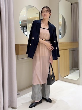 「VIS（ビス）のアイテム（ジャケット/アウター）」を使った、Etsukoさん（レディース・165cm）の秋コーディネート