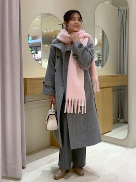 「アイテム（その他アウター）」を使った、Etsukoさん（レディース・165cm・40代）の秋コーディネート