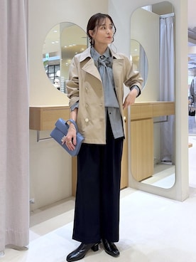 「VIS（ビス）のアイテム」を使った、Etsukoさん（レディース・165cm）の夏コーディネート