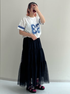 「大きいサイズレディースファッション」｜siomiさん（レディース・167cm）の夏コーディネート