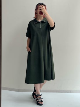 「レギュラー」｜「アイテム（ワンピース/ドレス）」を使った、siomiさん（レディース・167cm）の夏コーディネート
