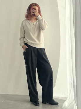 「nissen（ニッセン）のアイテム」を使った、siomiさん（レディース・167cm）の秋コーディネート