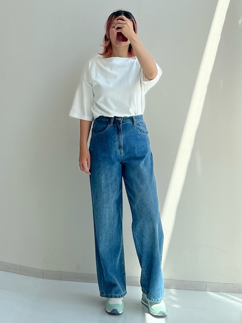 美品 Sensounico センソユニコ 凡 ワイド デニム パンツ 38 美品 Sensounico センソユニコ 凡 ワイド デニム パンツ 38