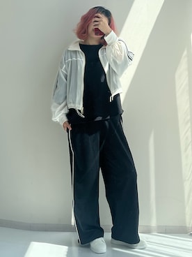 「アイテム（チュニック）」を使った、siomiさん（レディース・167cm）の秋コーディネート