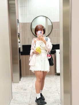 「studio CLIP（スタディオクリップ）のアイテム」を使った、ももたみさん（レディース・146cm）の夏コーディネート