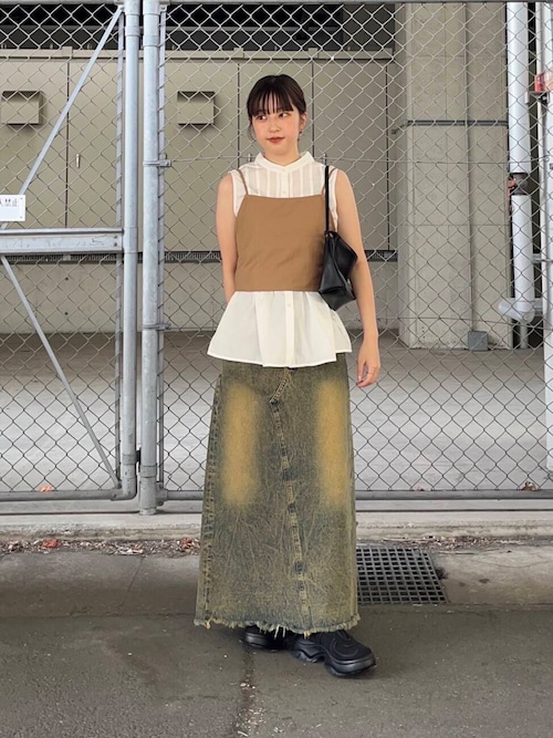 アシンメトリースリムショルダーBAG