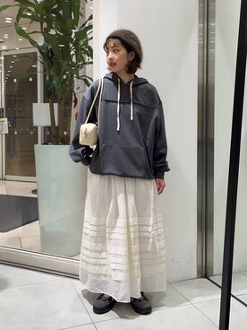 河野楓佳さん（レディース・157cm）の秋コーディネート