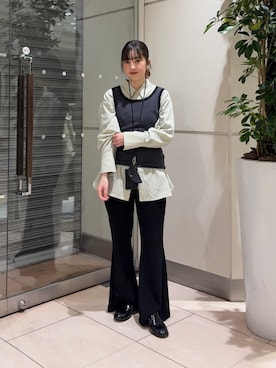 河野楓佳さん（レディース・157cm）の春コーディネート