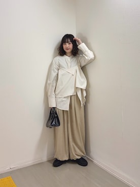 河野楓佳さん（レディース・157cm）の春コーディネート