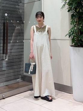 河野楓佳さん（レディース・157cm）の夏コーディネート