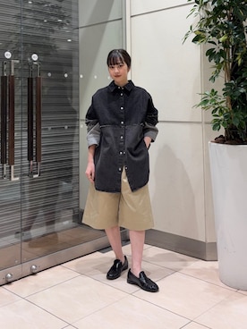 河野楓佳さん（レディース・157cm）の春コーディネート