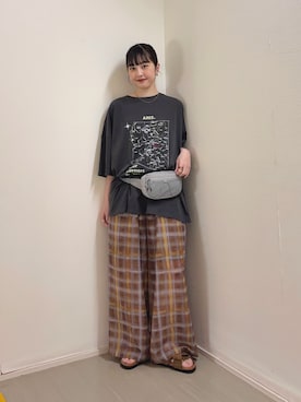 河野楓佳さん（レディース・157cm）の春コーディネート