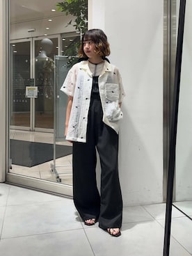 「KBF（ケイビーエフ）のアイテム（オールインワン・サロペット）」を使った、fuurikooさん（レディース・157cm）の夏コーディネート