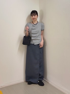 河野楓佳さん(レディース・157cm)の春コーディネート
