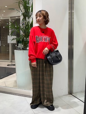 河野楓佳さん(レディース・157cm)の秋コーディネート