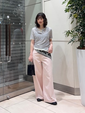 河野楓佳さん(レディース・157cm)の春コーディネート