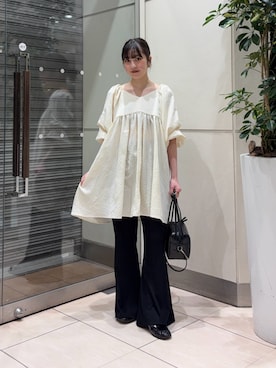 河野楓佳さん（レディース・157cm）の春コーディネート