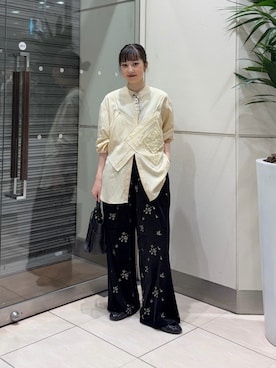 河野楓佳さん(レディース・157cm)の秋コーディネート