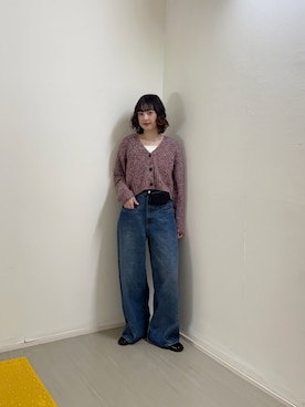 「アイテム（その他シューズ）」を使った、河野楓佳さん（レディース・157cm）の秋コーディネート