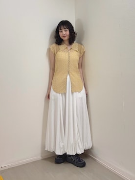 河野楓佳さん(レディース・157cm)の春コーディネート