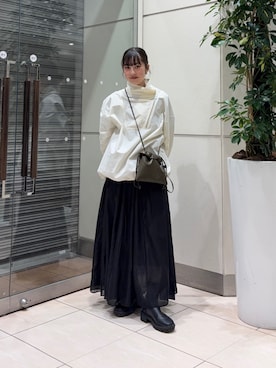 河野楓佳さん（レディース・157cm）の春コーディネート