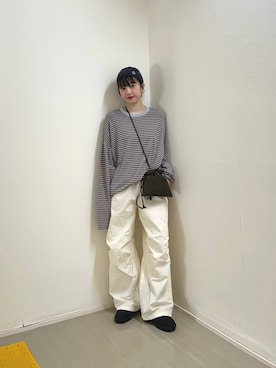 河野楓佳さん（レディース・157cm）の冬コーディネート